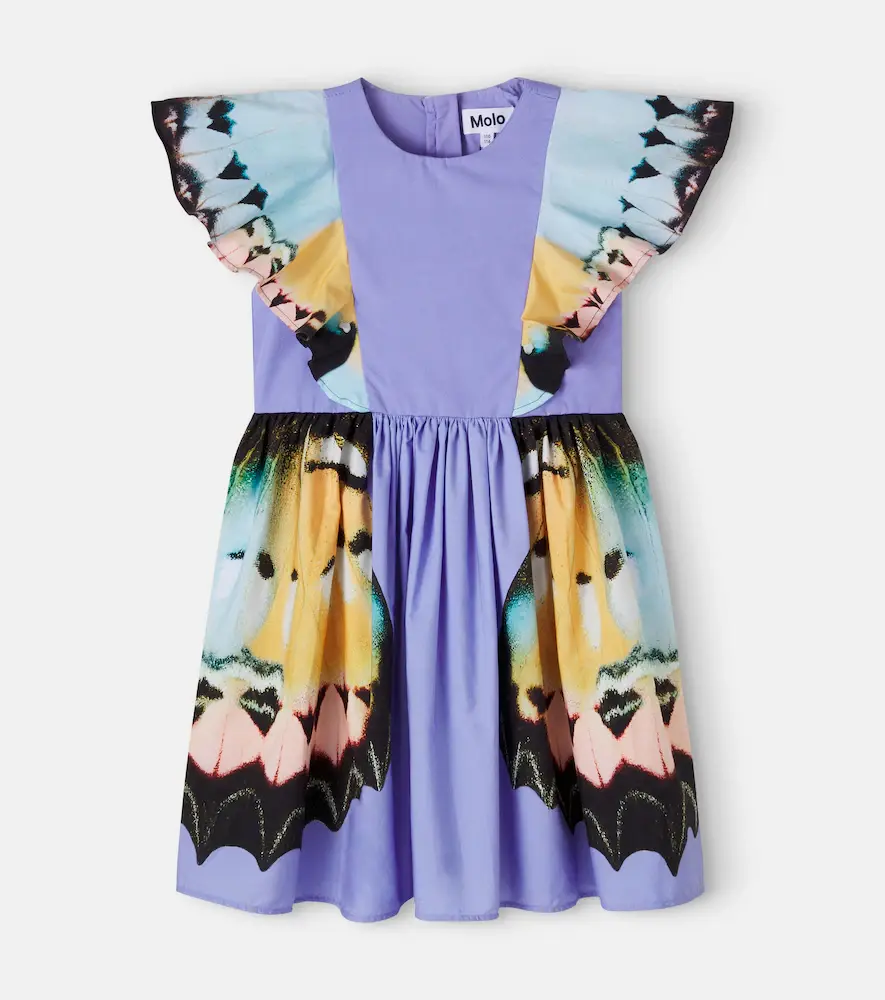 Caty Printed Cotton Dress