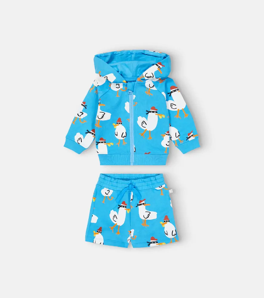 Stella McCartney Kids Baby Cotton Sweatshirt and Shorts