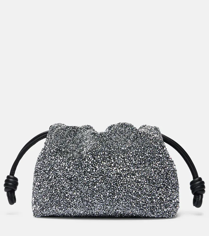 Flamenco Mini Beaded Clutch