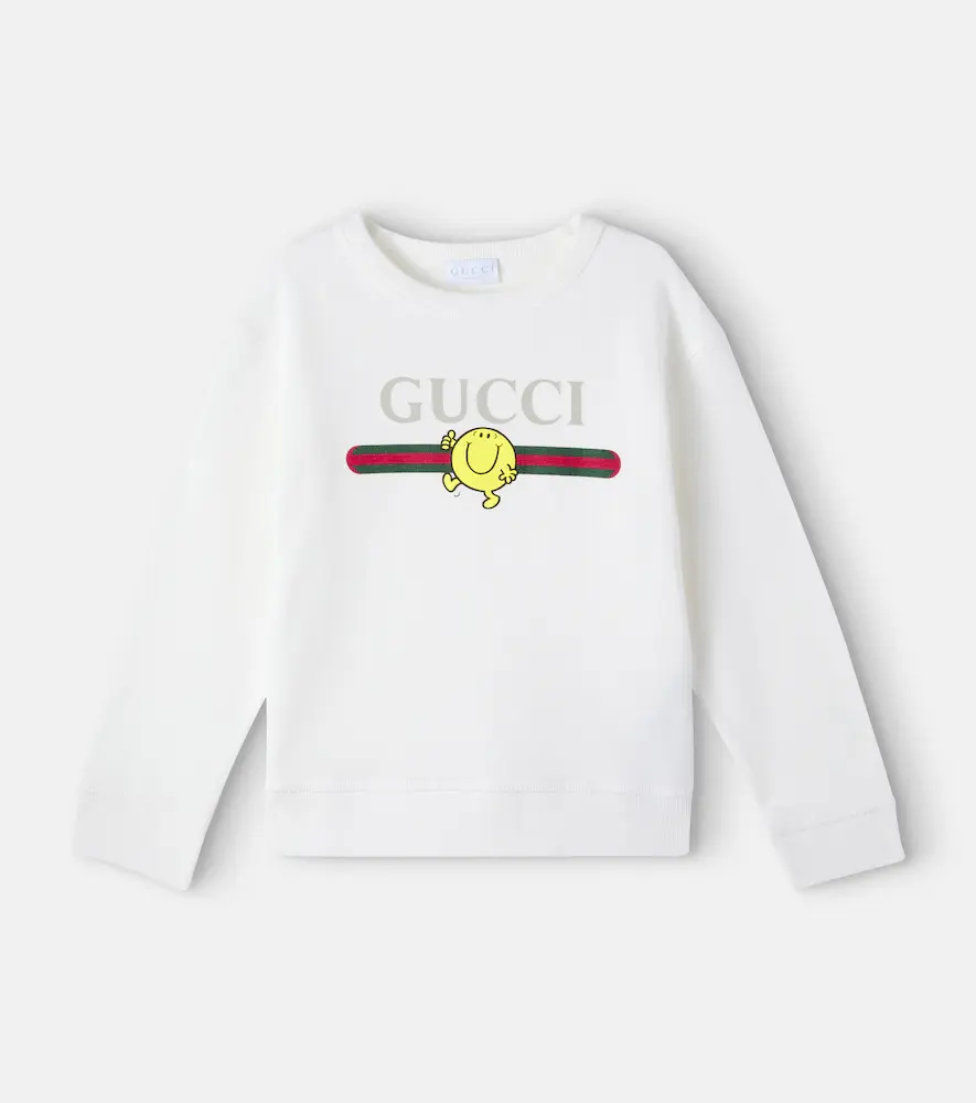 Gucci Kids X Mr. Men Little Miss Cotton Sweatshirt