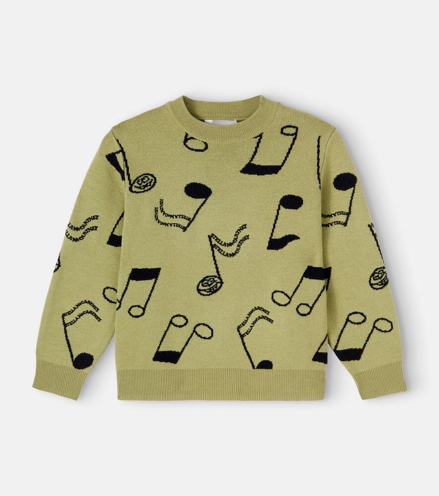 Stella McCartney Kids Printed Cotton Sweater