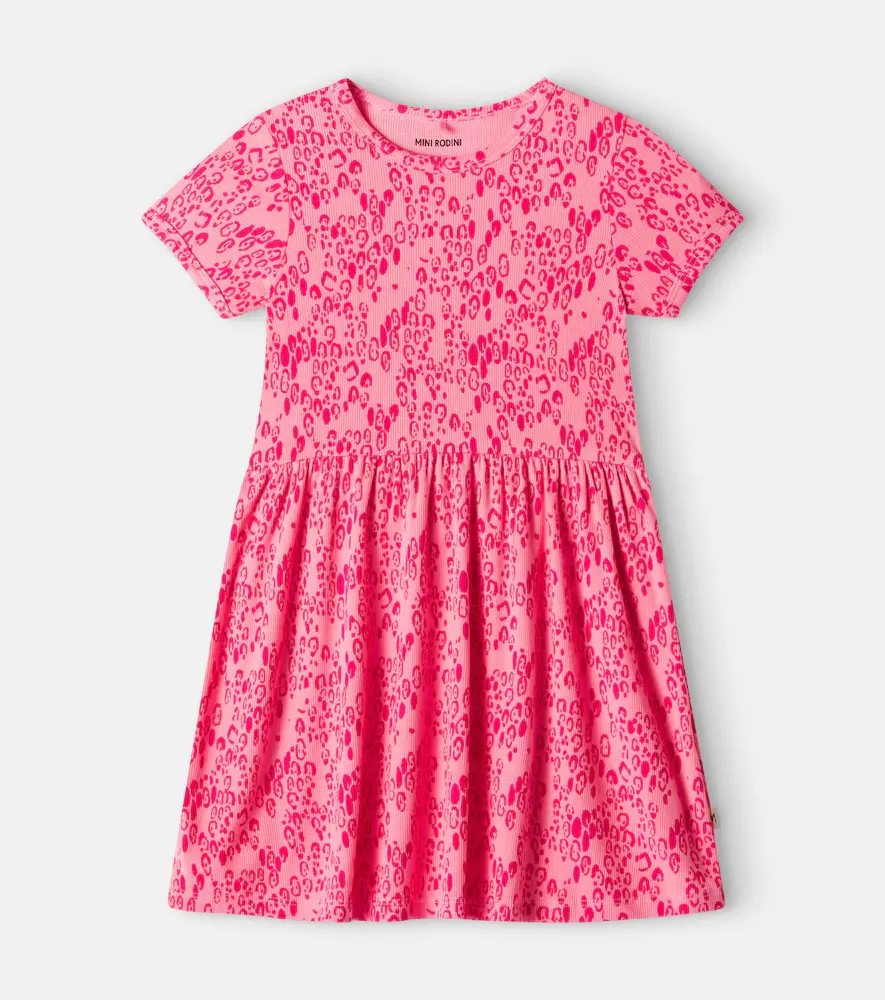 Mini Rodini Leopard-print Jersey Dress