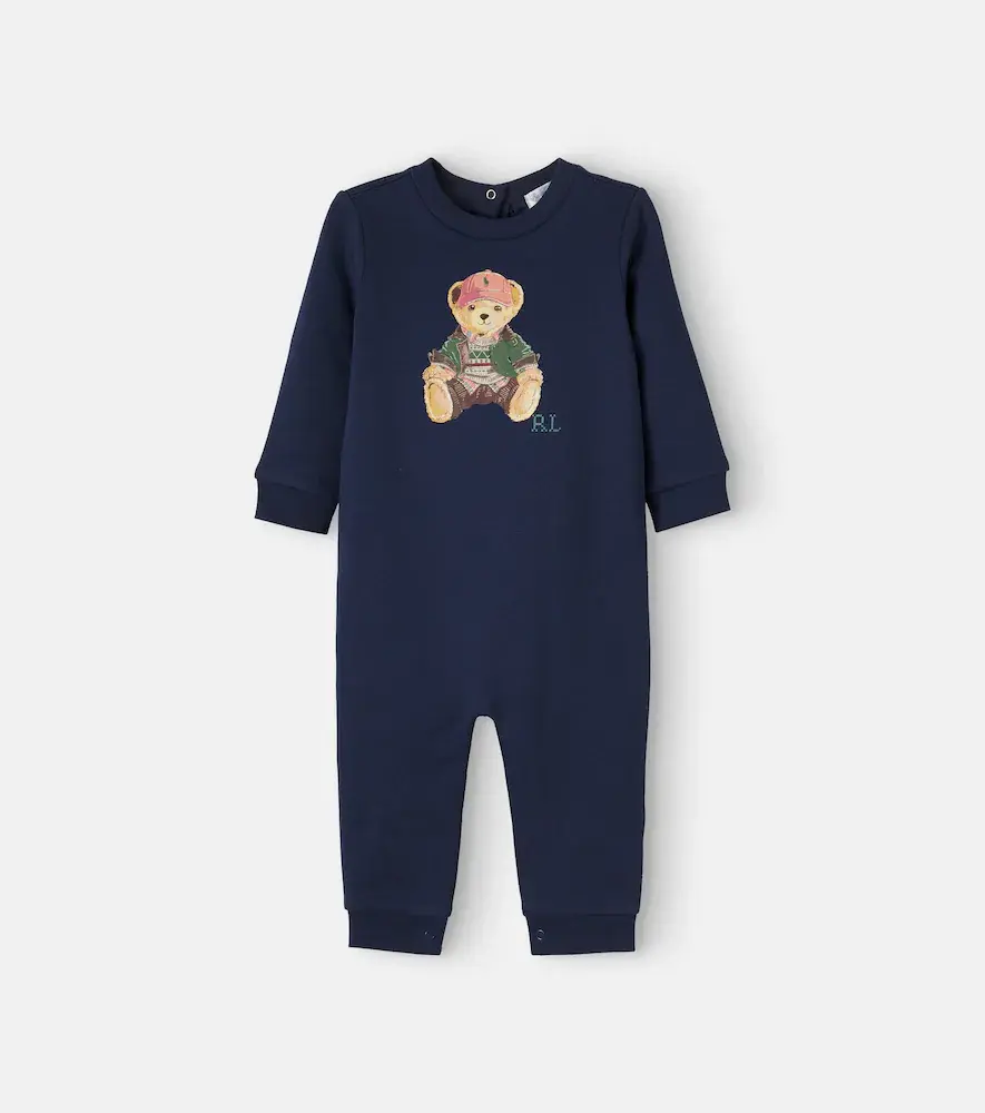 Polo Ralph Lauren Kids Baby Polo Bear Cotton-blend Onesie