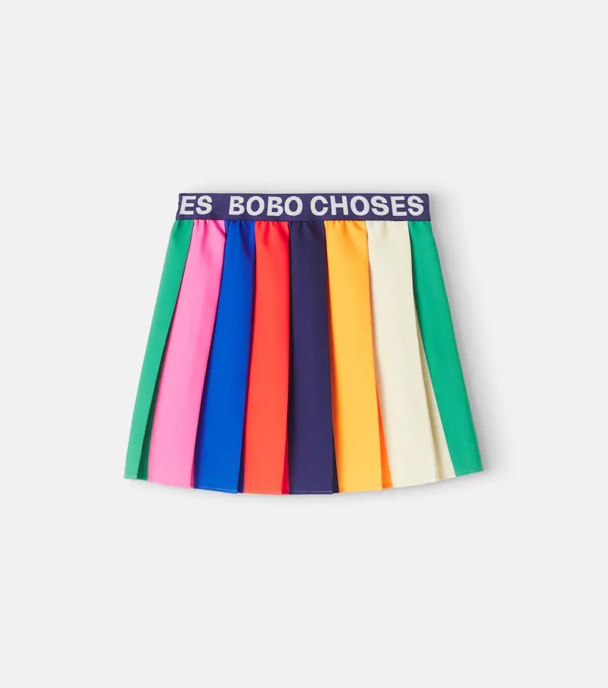 Bobo Choses Logo Pleated Skirt