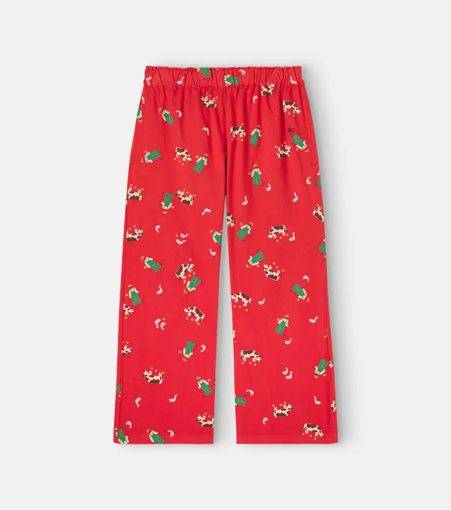 Bobo Choses Farm Adventure Printed Cotton Pants