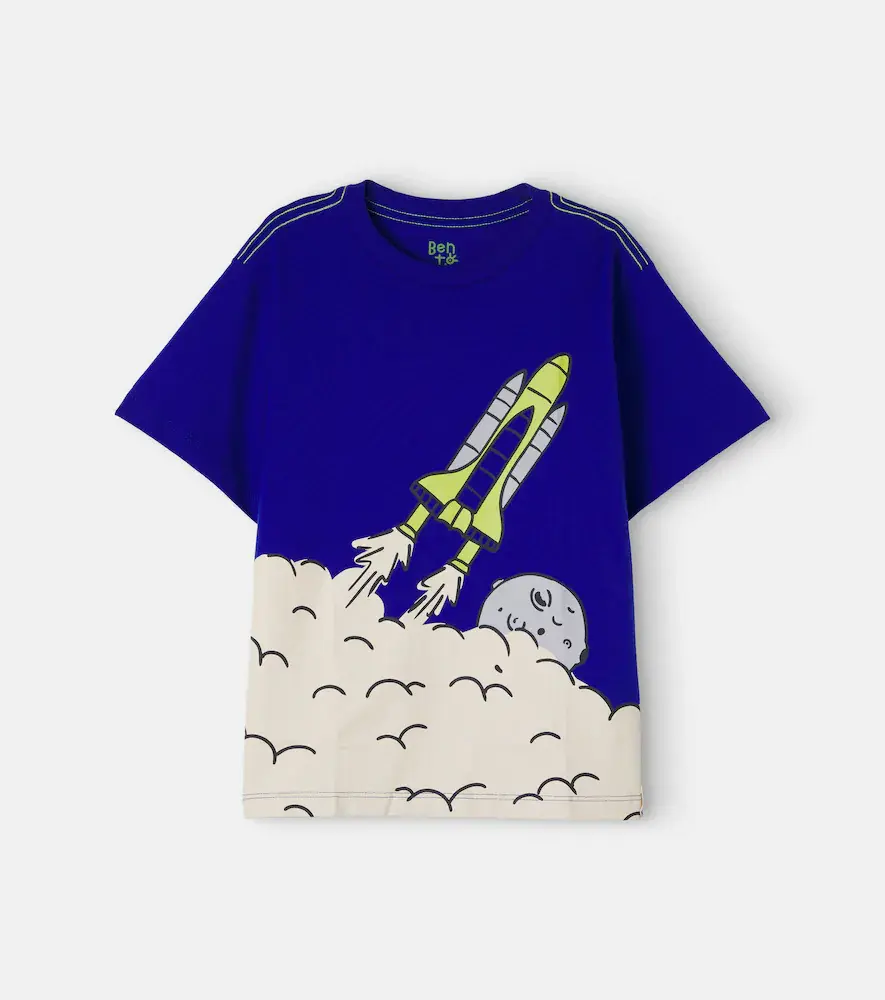 Fabula Printed Cotton Jersey T-shirt