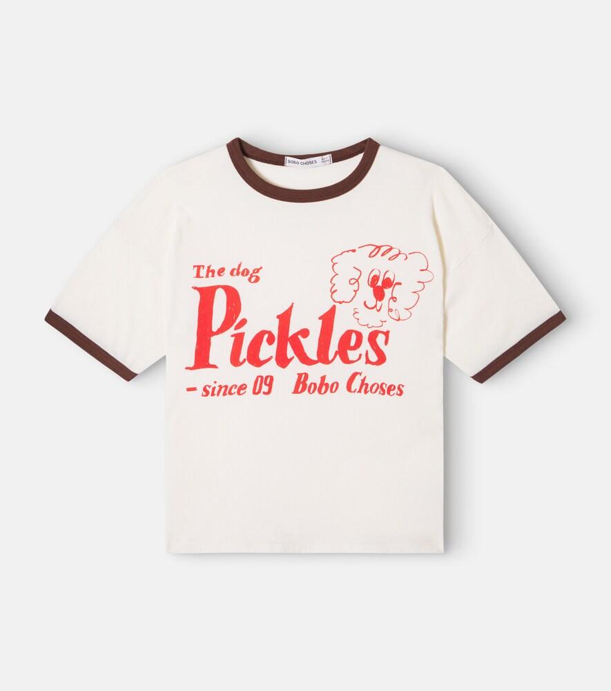 Bobo Choses Pickles the Dog Cotton Jersey T-shirt