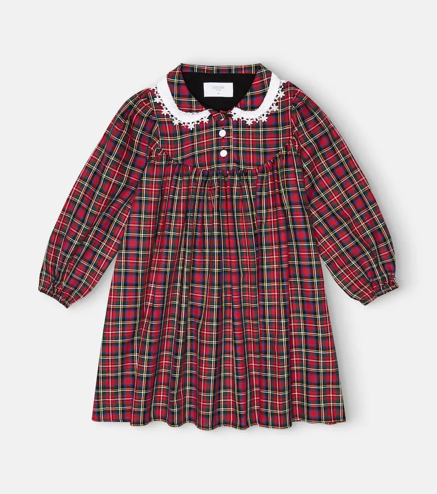 Paade Mode Checked Cotton Dress
