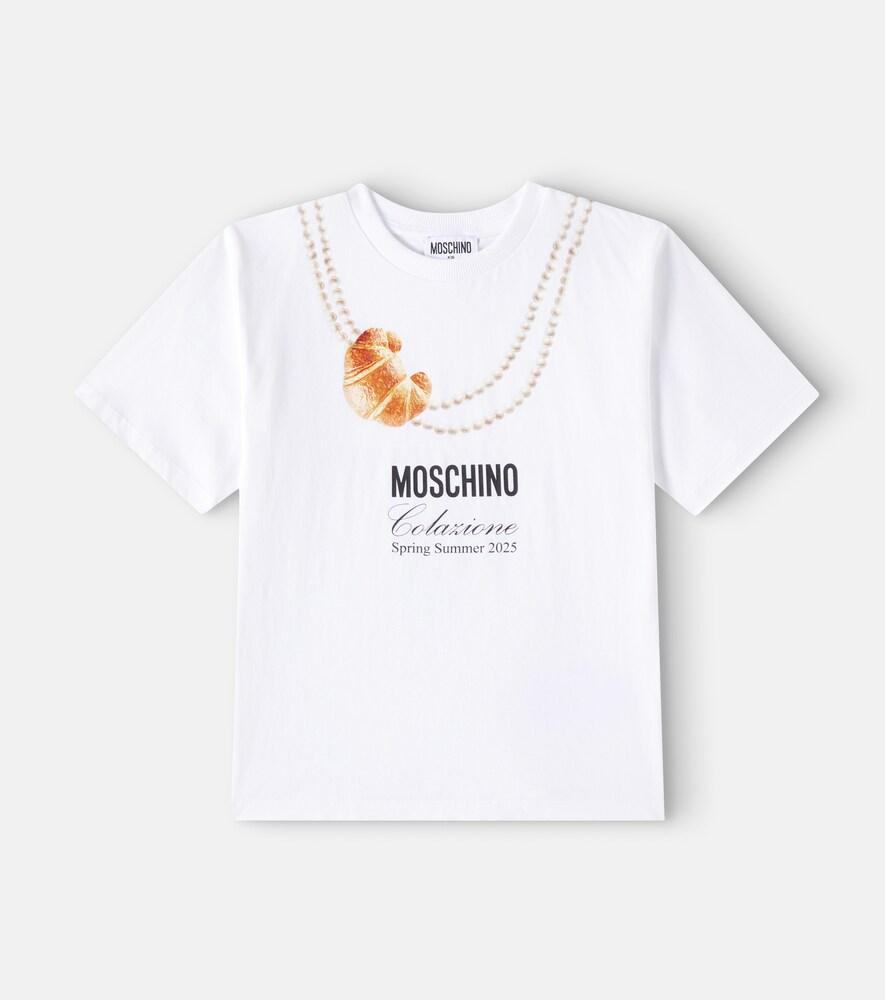 Moschino Kids Printed Cotton Jersey T-shirt