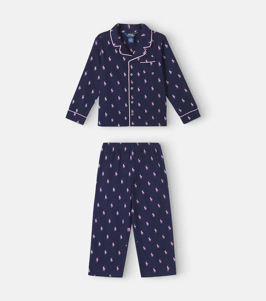 Polo Ralph Lauren Kids Pony Cotton Jersey Pajamas