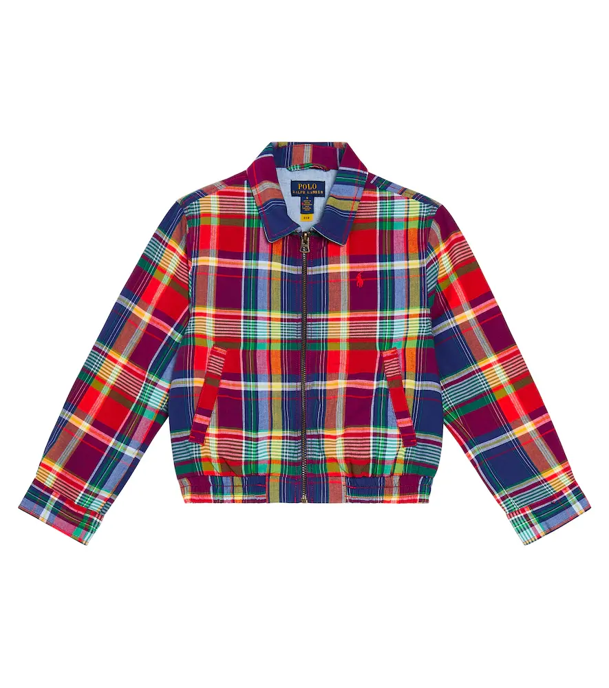 Polo Ralph Lauren Kids Plaid Cotton Jacket