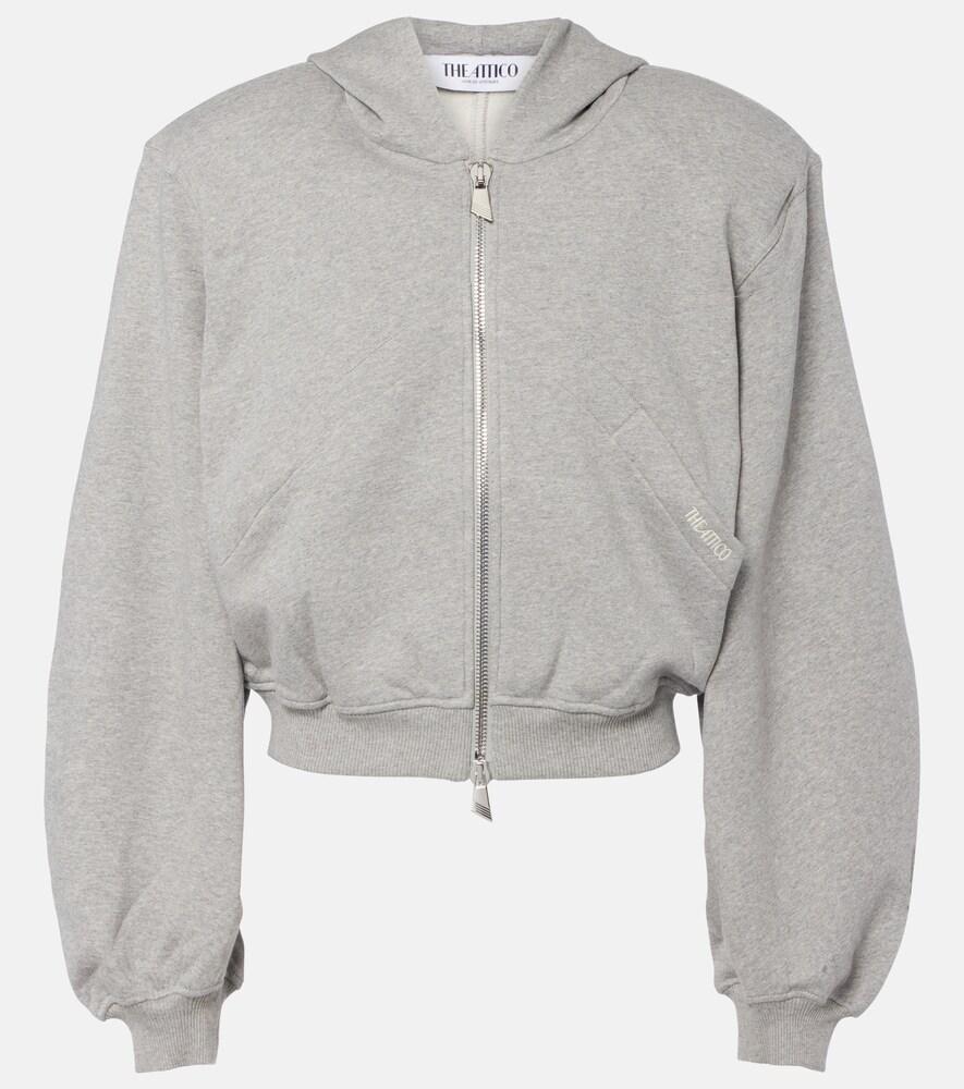 The Attico Cotton Jersey Hoodie