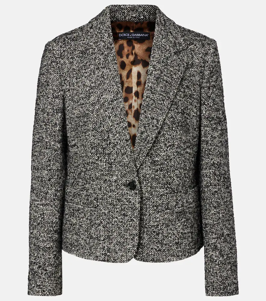 & Gabbana Wool, Silk, and Alpaca-blend Jacket
